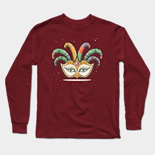 Mardi gras mask,gift,celebration Long Sleeve T-Shirt